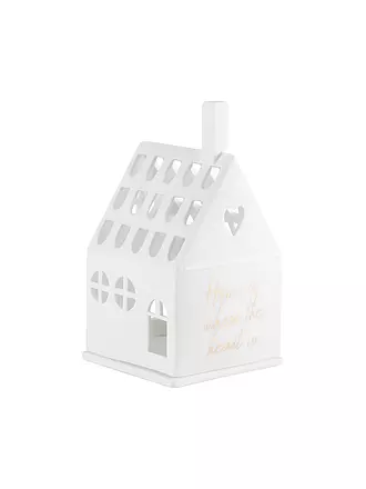 RAEDER | Lichthaus HOME IS 8x7,2x13cm Weiss | 
